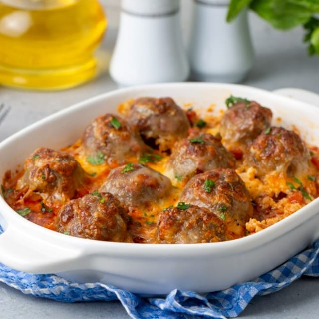 Cheesy Meatball.