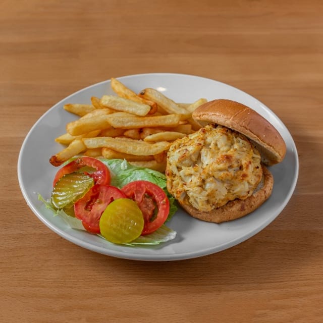 Crab Cake Sandwich.