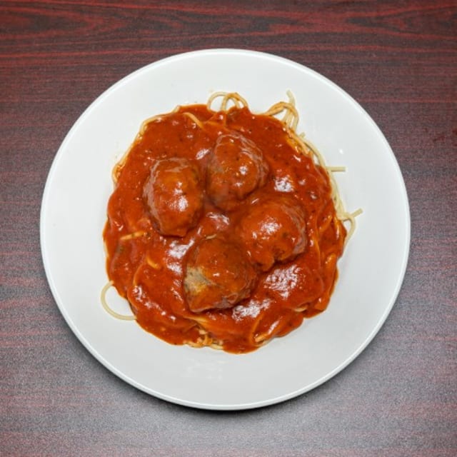 Kids Spaghetti Meatballs.