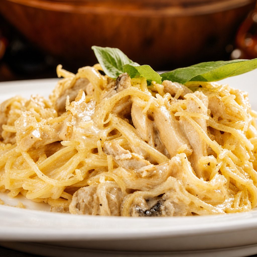 Chicken Carbonara.