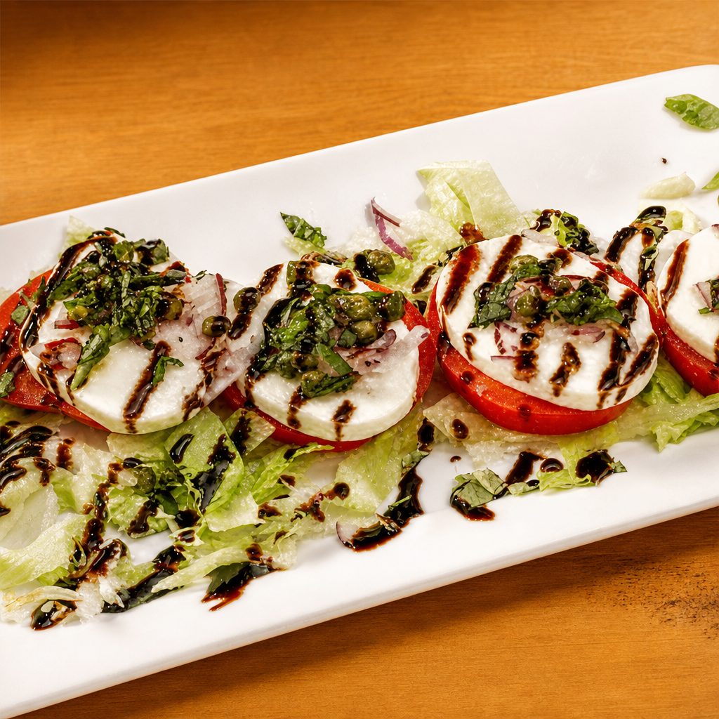 Mozzarella Caprese.