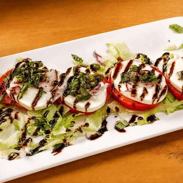 Mozzarella Caprese.