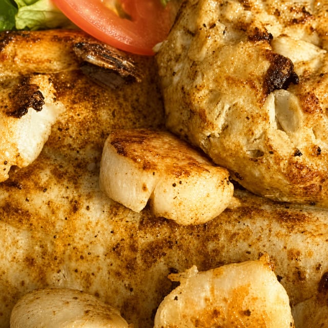 Broiled Seafood Platter.