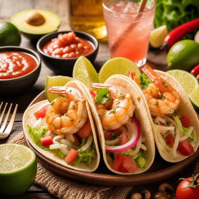 Shrimp Tacos.