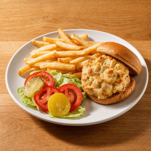 Crab Cake Sandwich.