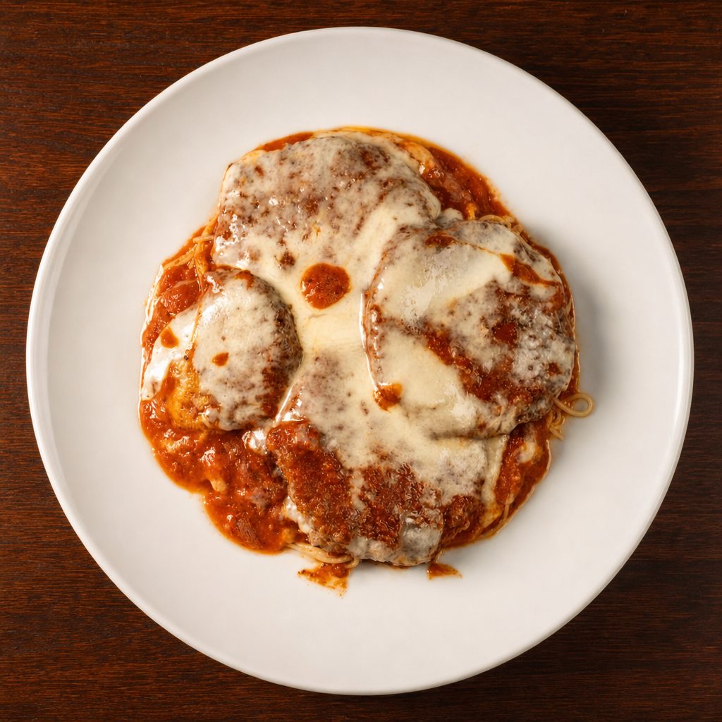 Eggplant Parmesan Pasta.