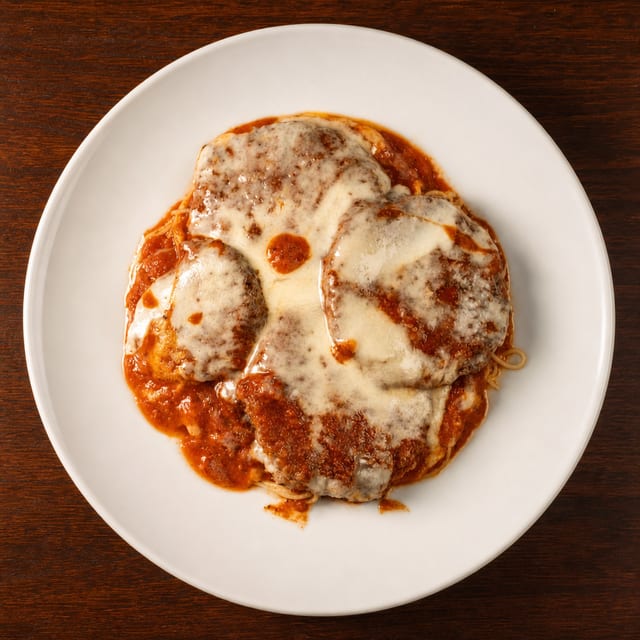 Eggplant Parmesan Pasta.