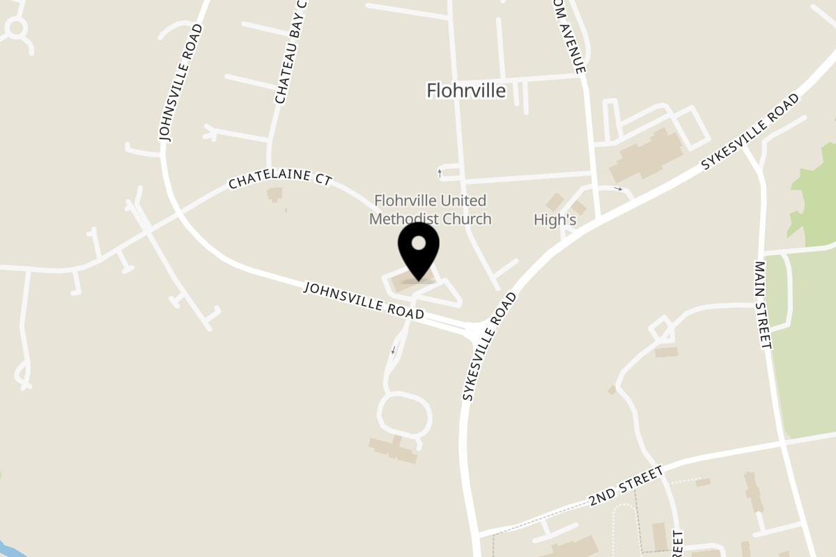 Map showing the location of Rincon Italian Grill on 577 Johnsville Rd in Sykesville